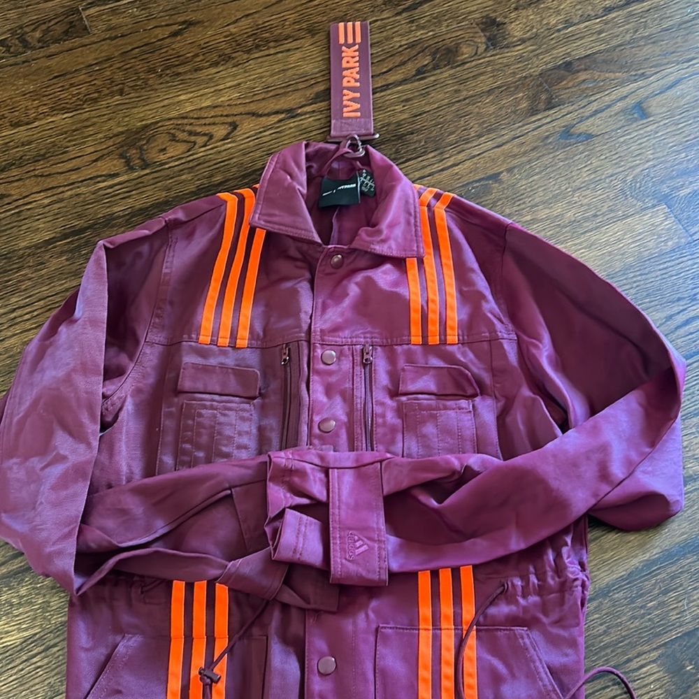 IVY PARK original collection XS jumpsuit orange and maroon